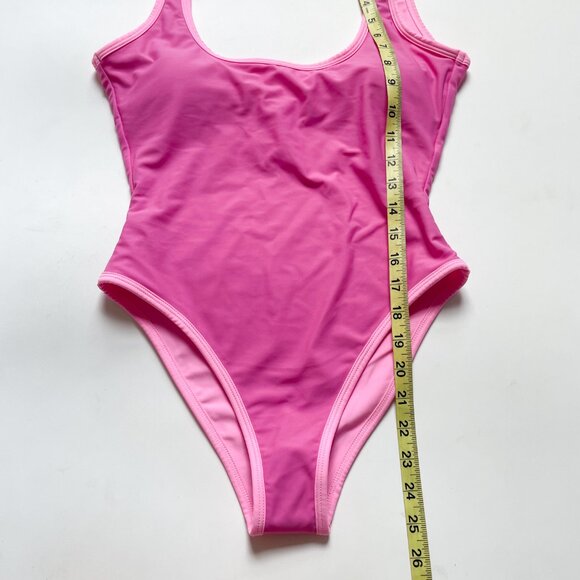 93 Play Street Piper One Piece Swimsuit Poppy Pink Size Large Medium Small NEW - Picture 8 of 10